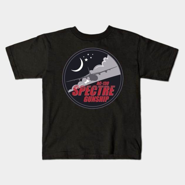 AC-130 Spectre Gunship Kids T-Shirt by TCP